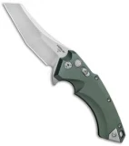 Hogue Knives X5 Wharncliffe Flipper Knife OD Green (3.5" Stonewash) 34561