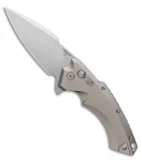 Hogue Knives X5 Spear Point Flipper Knife FDE (4" Stonewash) 34554
