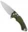 Hogue Knives X5 Spear Point Flipper Knife OD Green (4" Stonewash) 34551