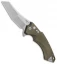 Hogue Knives X5 Wharncliffe Flipper Knife FDE (4" Stonewash) 34544