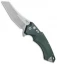 Hogue Knives X5 Wharncliffe Flipper Knife OD Green (4" Stonewash) 34544