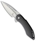 Begg Steelcraft Mini Glimpse Frame Lock Knife CF/ Black Ti (3" Satin)