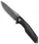 Rike Knife 801GB Kwaiken Frame Lock Knife Black G-10 (3.75" Gray)