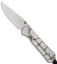 Chris Reeve Small Sebenza 21 Folding Knife Plated CGG (2.94" Stonewash)