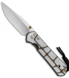 Chris Reeve Large Sebenza 21 Knife Plated  CGG (3.625" Stonewash)