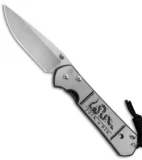 Chris Reeve Large Sebenza 21 Knife CGG Join or Die (3.625" Stonewash)