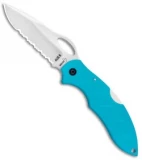 Boker Plus Action R Lockback Knife Turquoise G-10 (3" Satin Serr) 01BO095