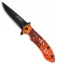 Remington F.A.S.T. Midnight Frame Lock Knife Orange Camo (3" Black) R20002