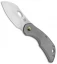 Olamic Cutlery Busker Largo Frame Lock Knife Darkblast Ti/Bronze HW (2.5" Satin)