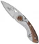 Viper Knives Slim Gentleman's Folding Knife w/ Bocote Wood (2" Matte) V5350BCB