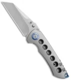 Kizer CK Critical Frame Lock Knife Blue Pivot (3.6" Stonewash) Ki4508A1