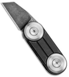 Stedemon MINI-01 Frame Lock Knife Black Titanium (1.3" Black Stonewash)