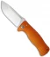 LionSteel SR1-Al Orange Aluminum Folding Knife (3.7" Satin Plain)