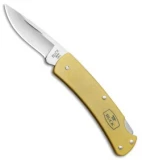 Buck Alumni Lockback Knife Gold Al (1.8" Stonewash) 0524GDS