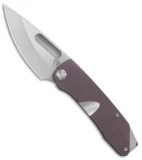 Medford The General Frame Lock Knife Violet Ti w/ Star (4" Stonewash) MKT