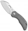 Olamic Cutlery Busker Largo Frame Lock Knife Darkblast Ti (2.5" Satin)