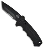 Gerber DMF G-10 Manual Folding Knife Tanto (3.5" Black Serr) 0583