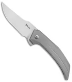 Reate Tashi Bharucha Starboy Frame Lock Knife Titanium (3.25" Hand Satin)