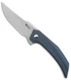 Reate Tashi Bharucha Starboy Frame Lock Knife Blue Titanium (3.25" Stonewash)