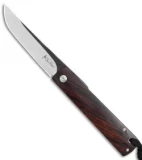 Kansei Matsuno Custom F033 Friction Folder Knife Cocobolo Wood (3" Satin)