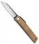 Hiroaki Ohta Knives OFF FK 7 Friction Folder Narra Wood (2.75" Satin)
