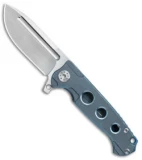 Andre de Villiers Mini Pathfinder Knife 3D Sky Blue Ti (3.2" Satin) AdV