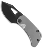 Medford Eris Frame Lock Knife Tumbled Titanium (2" Black PVD)