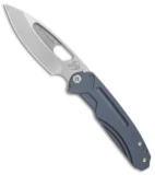 Medford Infraction Frame Lock Knife Blue Titanium (3.6" S35VN Tumbled)