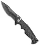 Brian Tighe Custom Tighe Breaker Integral Knife Carbon Fiber (3.8" Acid SW/CF))