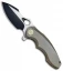 WE Knife Co. 605L Frame Lock Knife Bronze Titanium (3" Two-Tone)