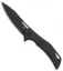 Olamic Cutlery Swish Frame Lock Knife Black PVD Stealth Ti (3.75" Black PVD)