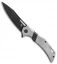 Olamic Cutlery Swish Frame Lock Knife Titanium w/ CF Insert (3.75" Black PVD)