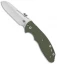 Hinderer Knives XM Slippy Sheepsfoot Slip Joint Knife OD Green G-10 (3" SW)