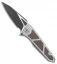Maxace Knives Lanius Frame Lock Knife Brown G-10 (3.3" Black SW) ML06