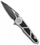 Maxace Knives Lanius Frame Lock Knife Black G-10 (3.3" Black Stonewash) ML04