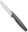 Rike Knife 1707s Integral Frame Lock Knife Dark Gray Titanium (3.75" Satin)