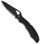 Byrd Cara Cara 2 Lockback Knife Stainless Steel (3.875" Black Serr) BY03BKPS2