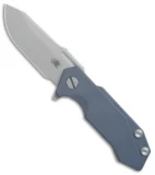 Hinderer Knives Half Track Frame Lock Knife Battle Blue Ti (2.75" Working)