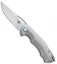 Bestech Knives Tercel Frame Lock Knife Gray Titanium (3.375" Stonewash)