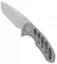 Curtiss Knives F3 Medium Flipper Knife OvalTac Ti (3.1" Stonewash)