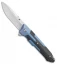 Spartan Blades Kranos Folding Knife Blue Ti/Carbon Fiber (3.3 " Stonewash)