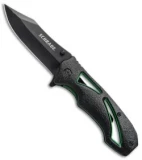 Schrade EDC Liner Lock Knife Aluminum Black (3.3" Black) SCP17-32
