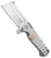 Andre de Villiers Custom Battle Cleaver Flipper Knife Ti/Cu (4" Satin) AdV