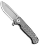 Andre de Villiers Mini Pathfinder Knife Knurled Ti (3.2" Bead Blast) AdV