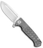 Andre de Villiers Mini Pathfinder Knife Knurled Ti (3.2" Satin) AdV