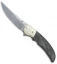 Jason Clark Custom Persian Flipper Knife Micarta/Mokume (3.75" Glock Dammy)
