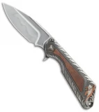 Marfione / Strider Custom MSG-3.5 Flipper Knife Fallout/Cu Engraved (W2 Juyo)