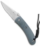 CRKT Lightfoot Urban Shark Liner Lock Knife Gray (2.5" Satin Serr)