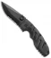 CRKT Ryan Seven Liner Lock Knife Black (3.375" Black Serr) 6813K