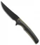 WE Knife Co. 704CF-I Liner Lock Knife CF/Gold Ti (3.6" Black Stonewash)